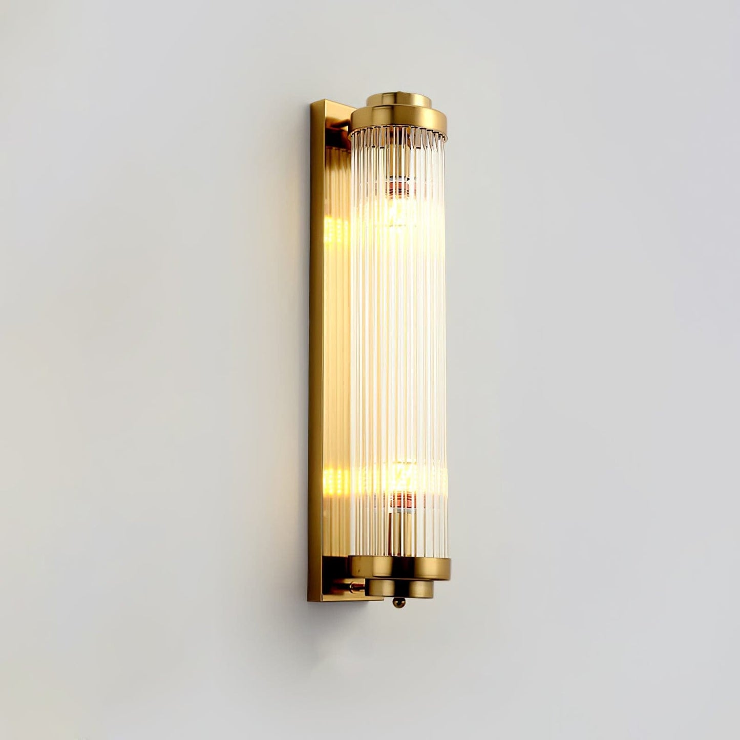 Classic Glass LED Wall Light in Vintage Design