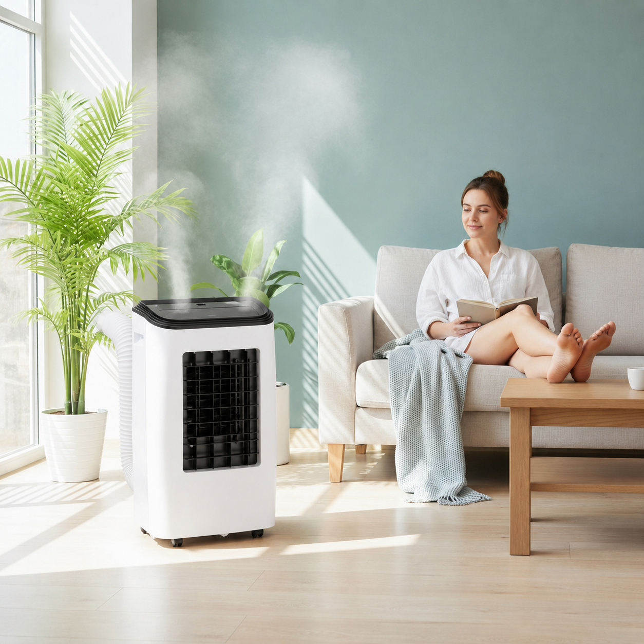 Portable Air Conditioner 3-in-1 Cooling Dehumidifying Fan BTU