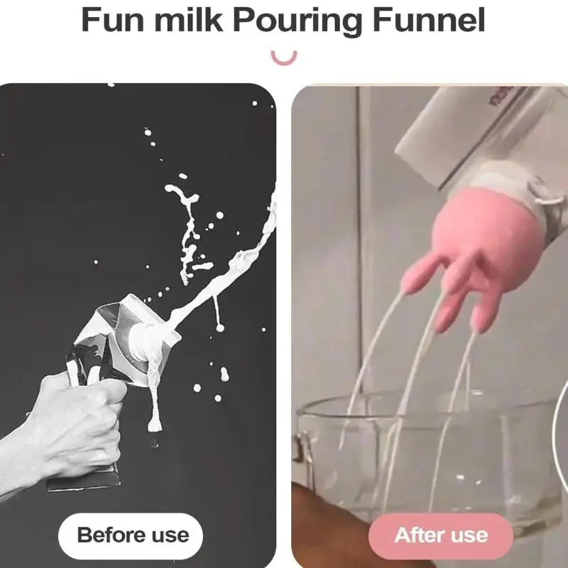 Leak Proof Reusable Cow Milk Bottle Pourer Caps