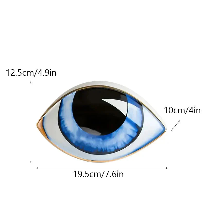 Unique Eye Ceramic Figure Home Decoration