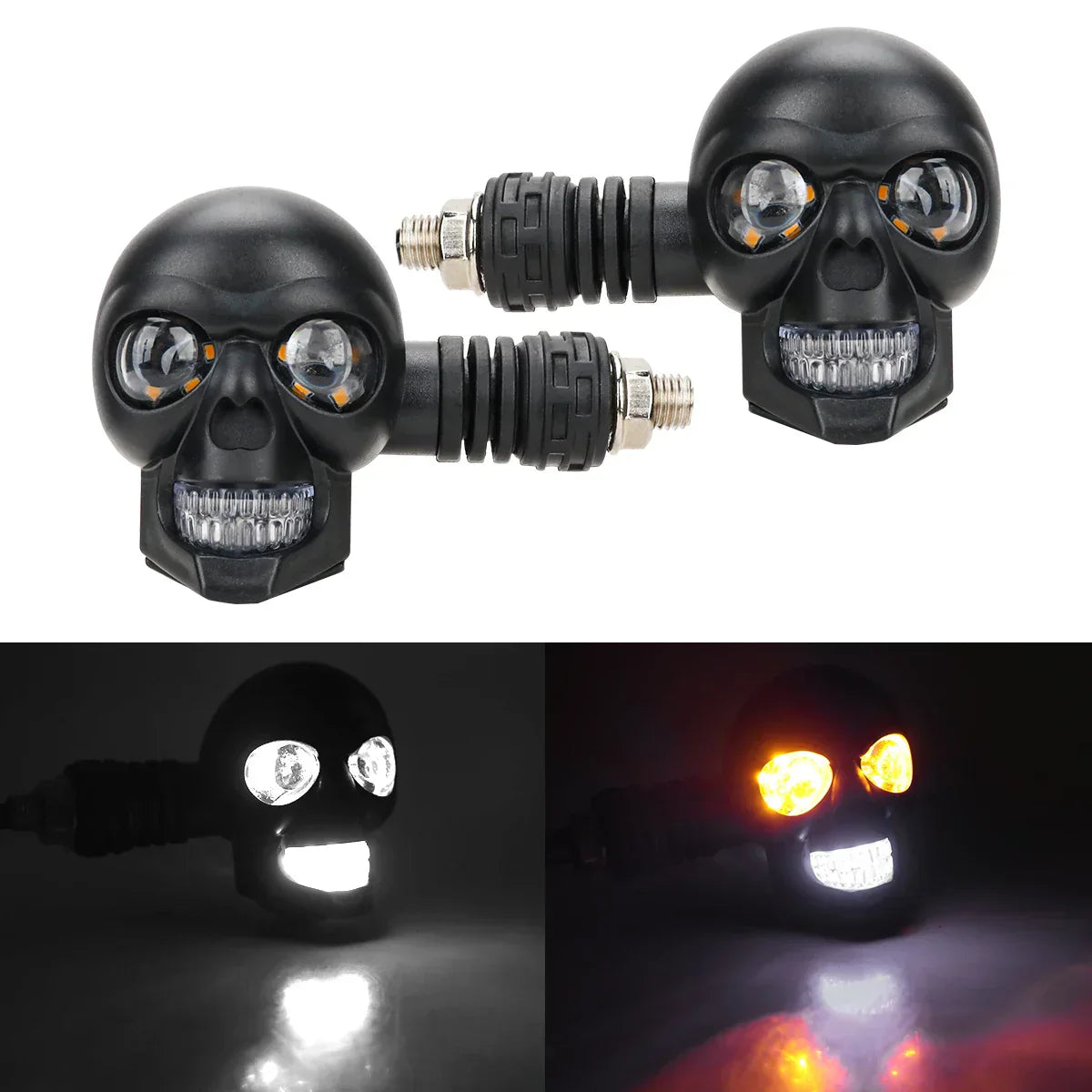 Tough Skull LED Bike Turn Signal Light