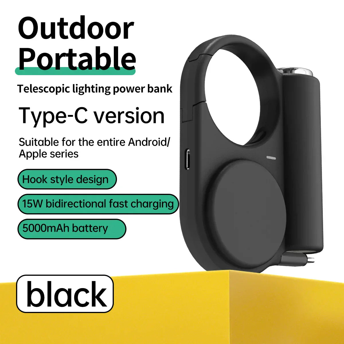 Portable Dual USB Travel Power Bank Charger