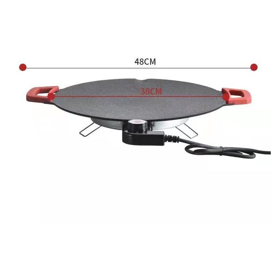 Portable Indoor Electric BBQ Grill Plate