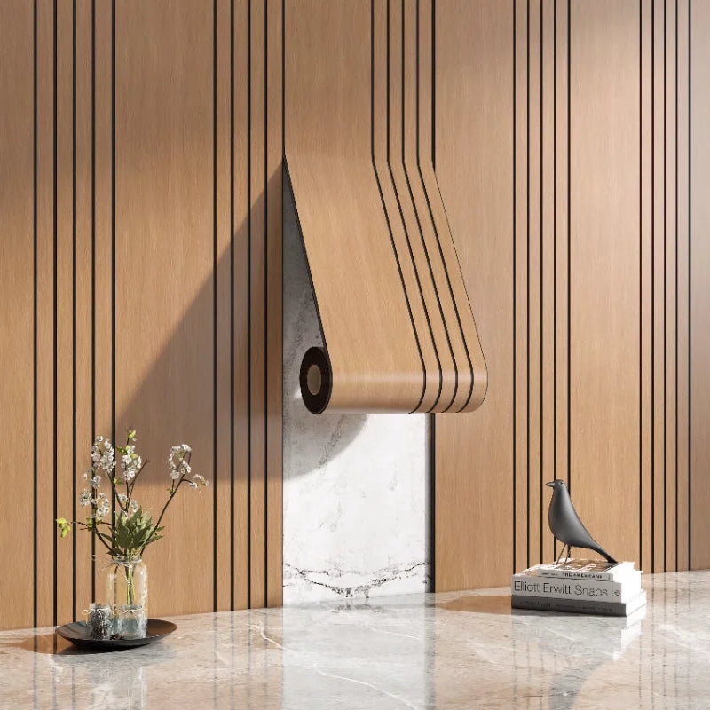Modern Wood Textured Sticky Wall Decals