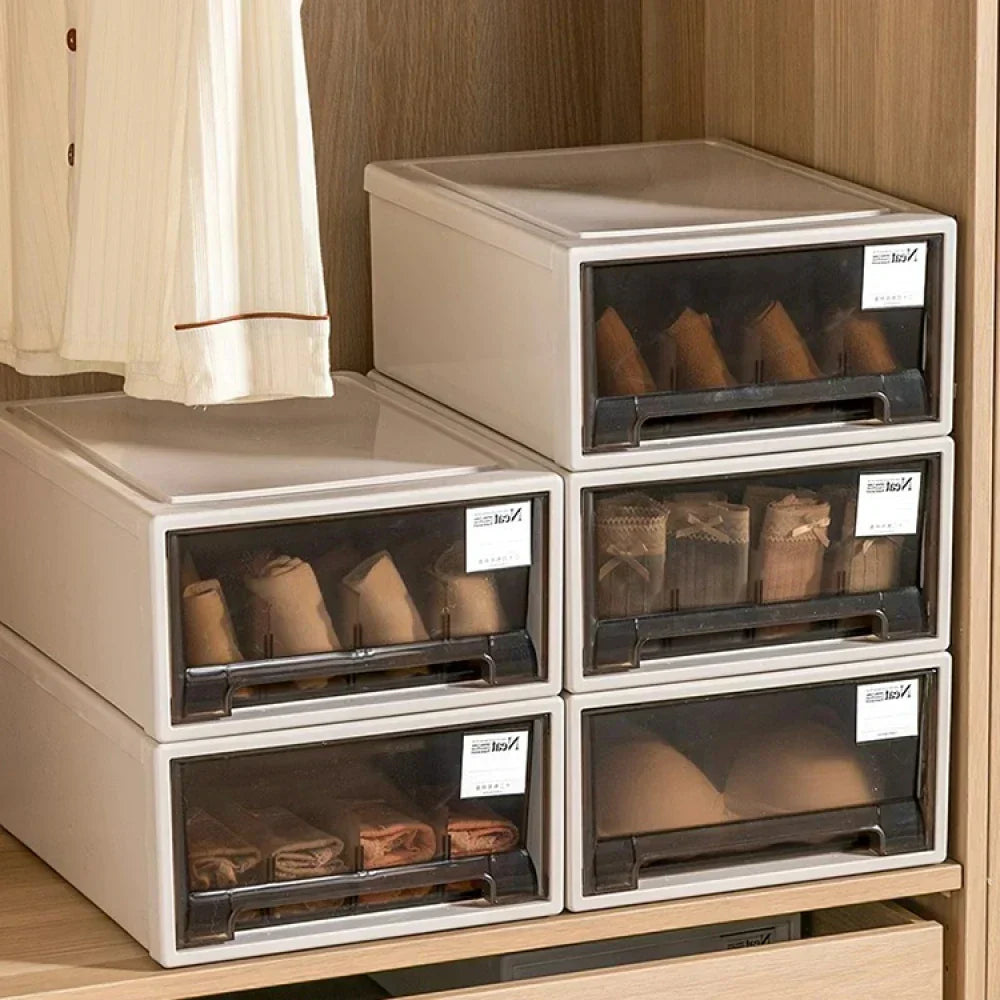 Space Saving Stackable Storage Container Box