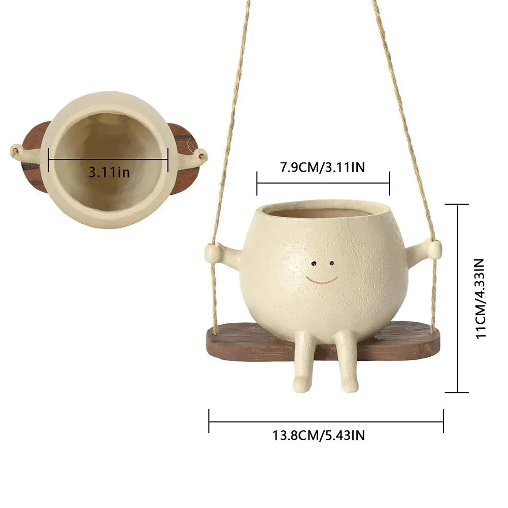 Fun Friend Wall Planter Pot