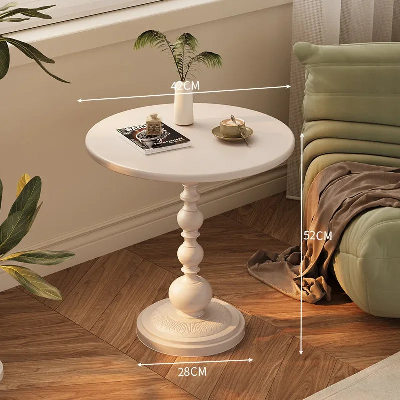 Retro Style Circular End Table