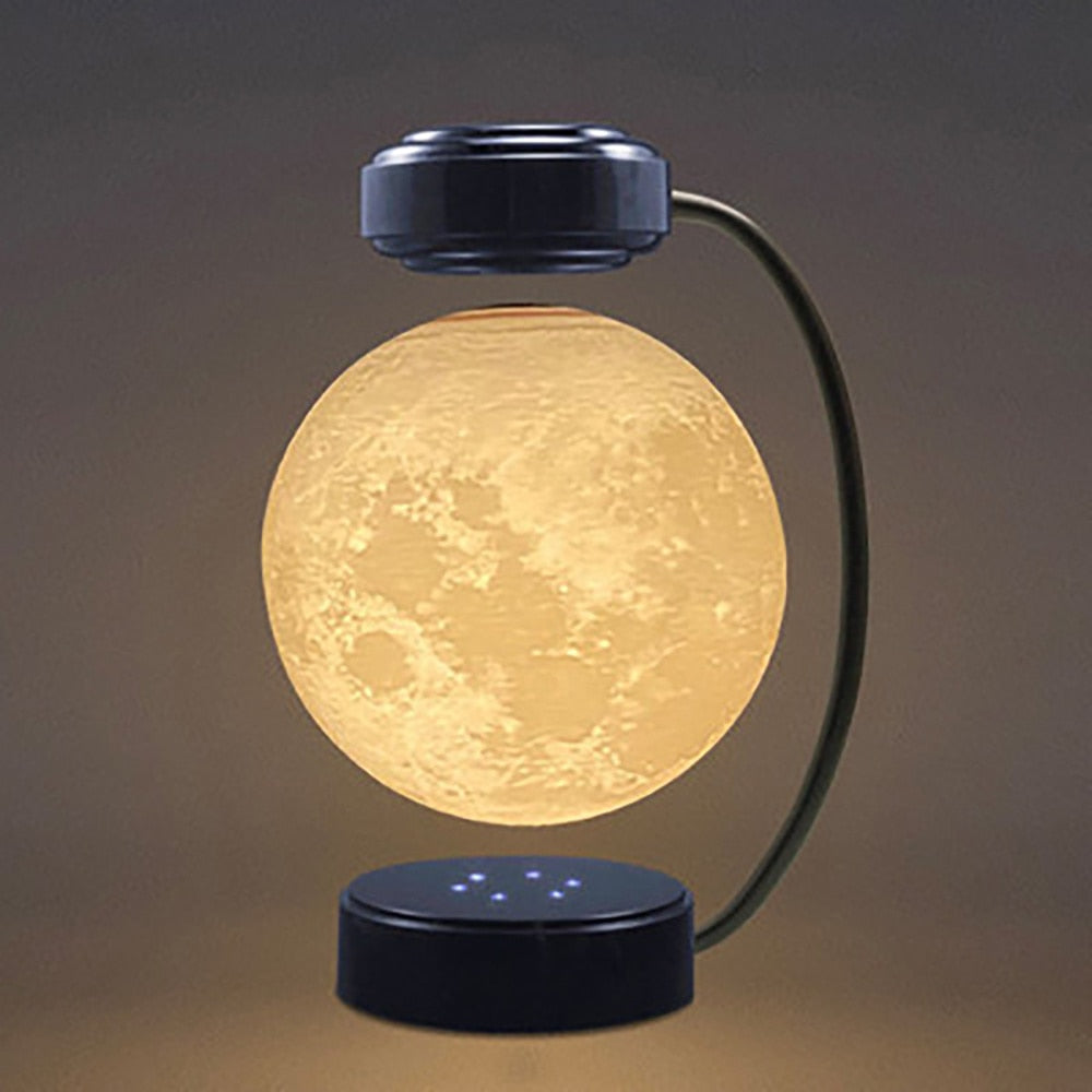 Floating LED Moon Table Lamp