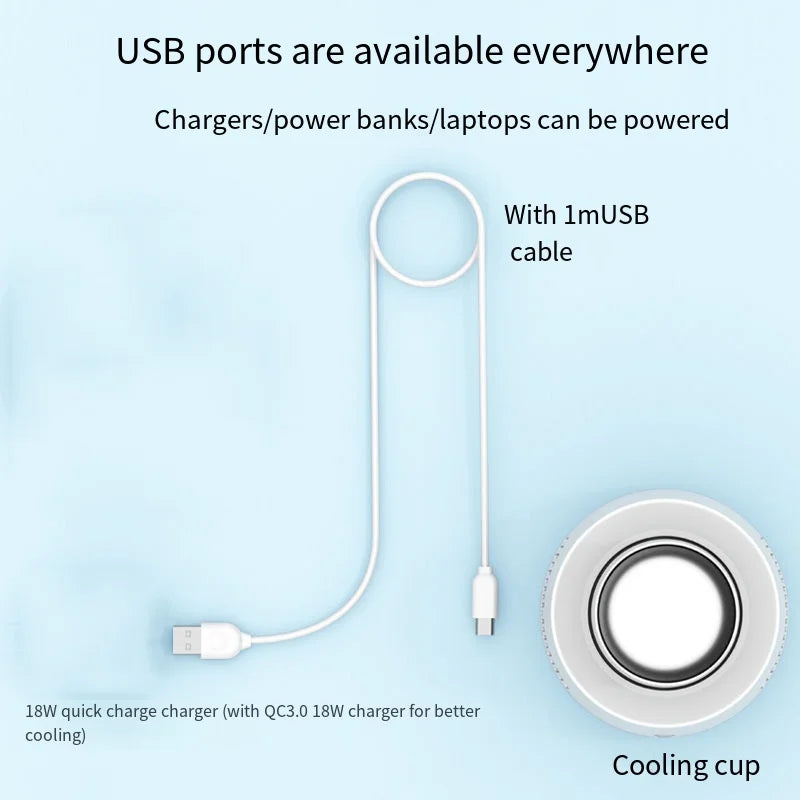 Compact Quick Chill Beverage Cooler