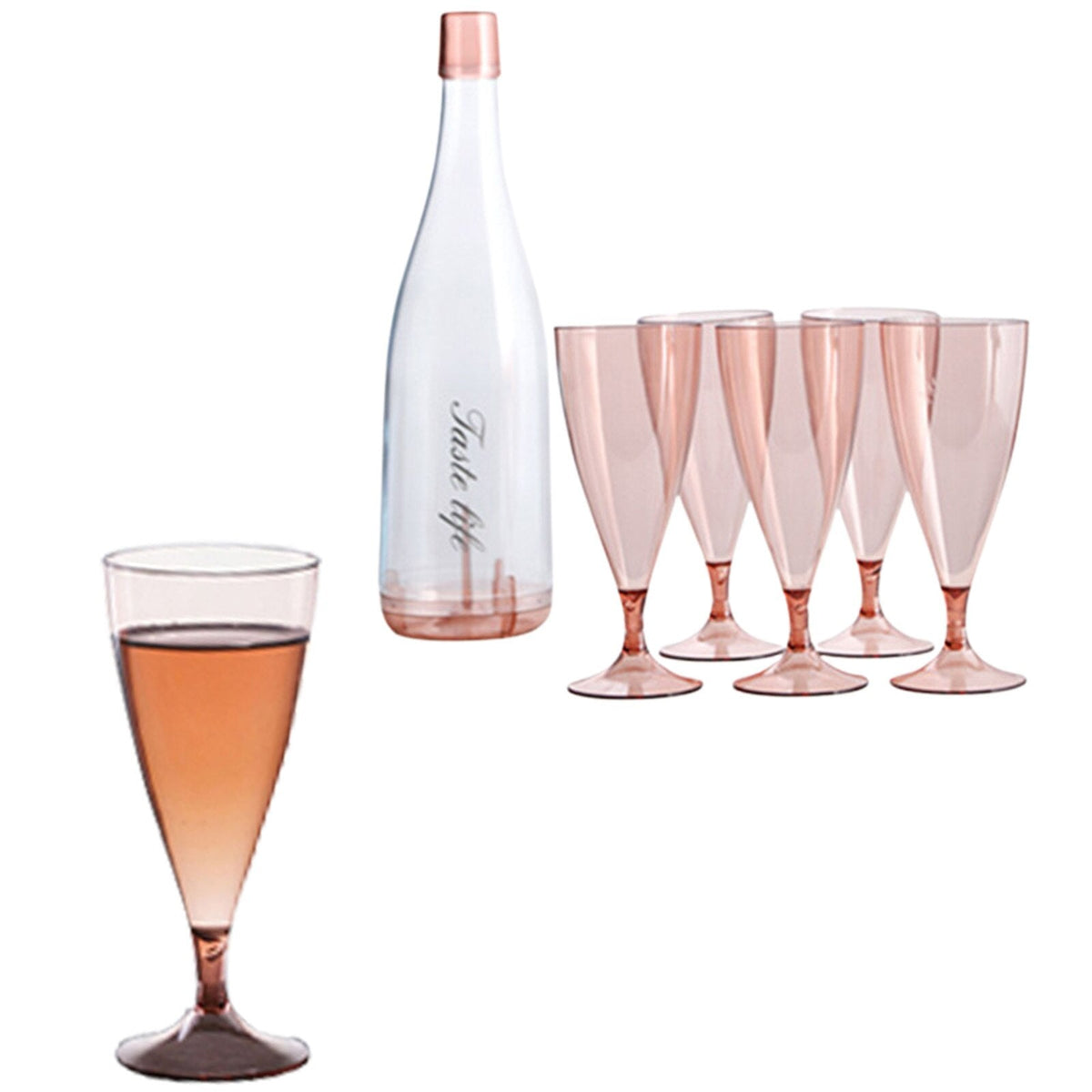 Colorful Portable Travel Drinkware Set with Bottle