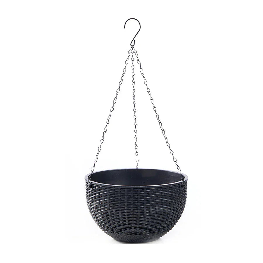 Bohemian Rattan Hanging Planter Basket