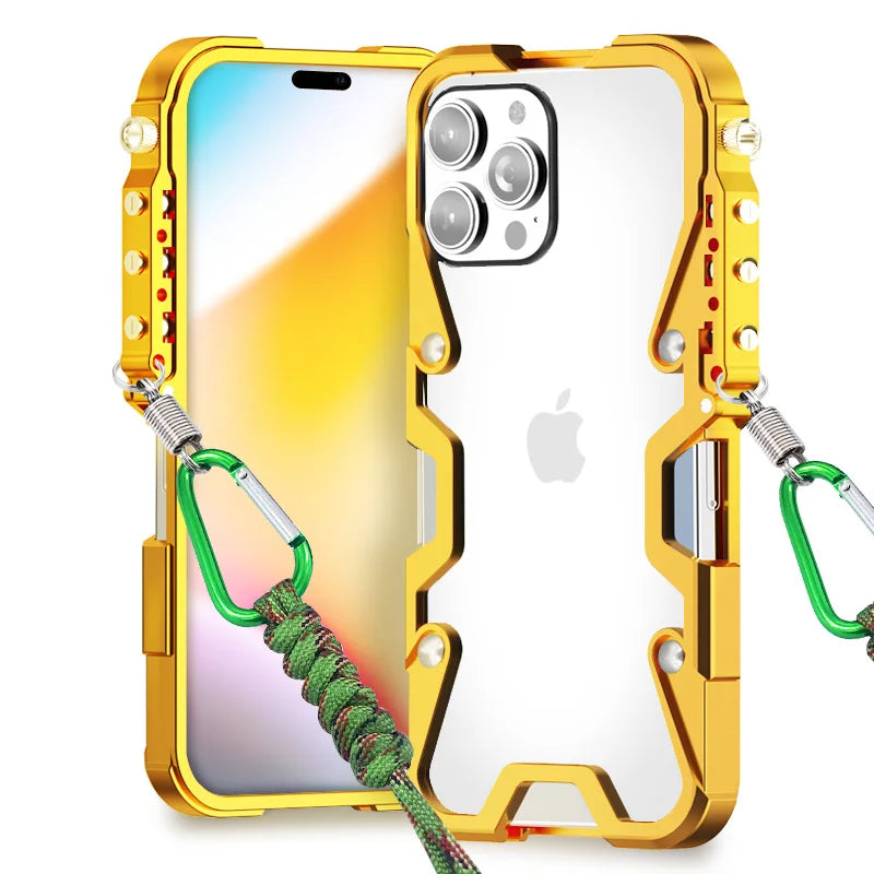 Durable Protective iPhone Case with Rugged Metal Frame