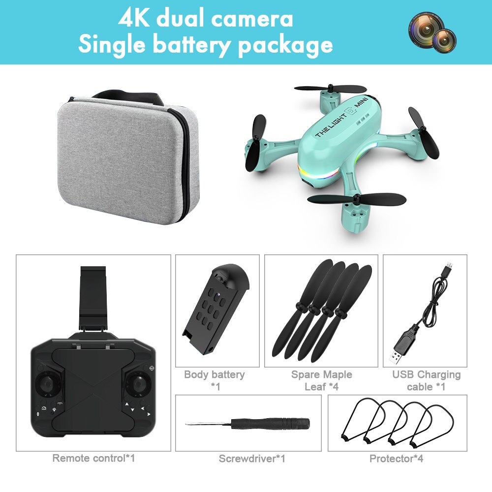 Compact Portable 2 Camera Mini Drone