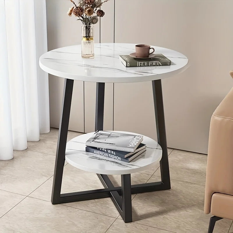 Stylish 2-Tier End Table