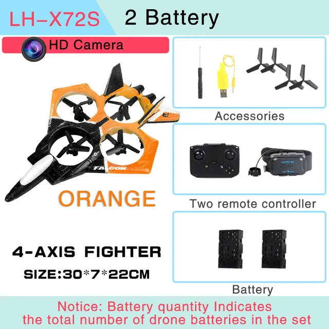 Tough Foam RC Drone Airplane Toy