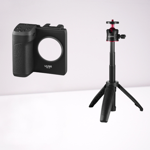 Compact LED Phone Grip Stabilizer