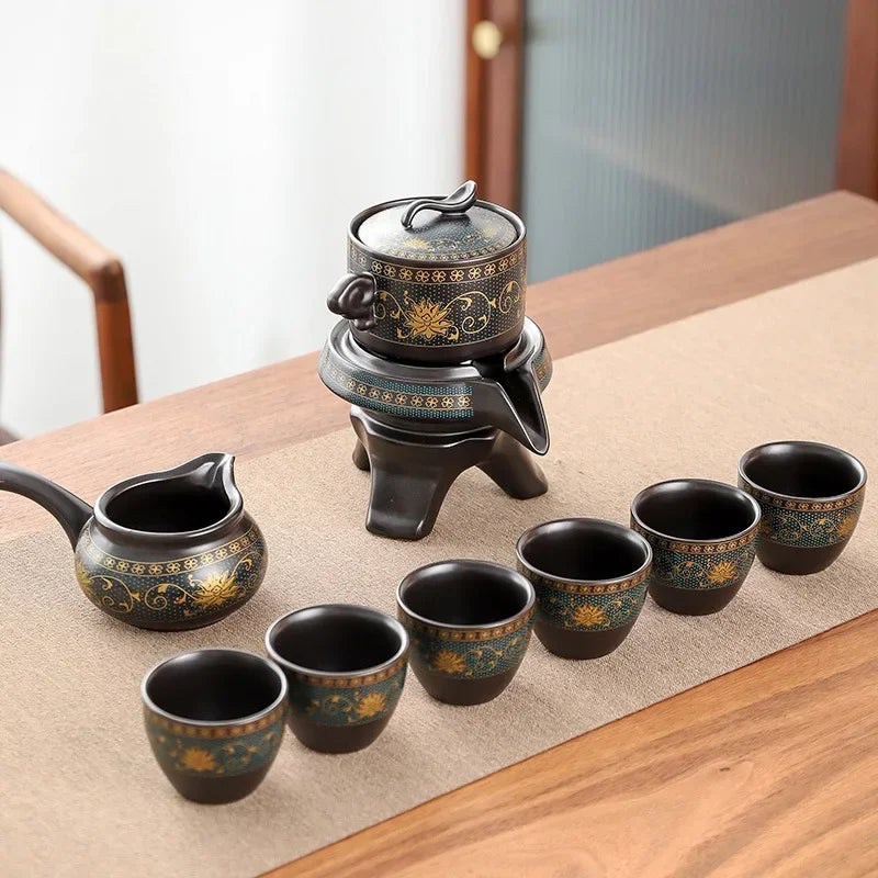 Luxury Chinese Ceramic Dragon Tea Set