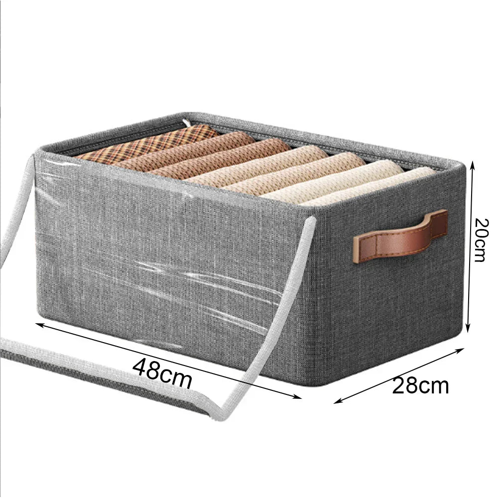 Large Plastic Storage Container with Lid and Handle