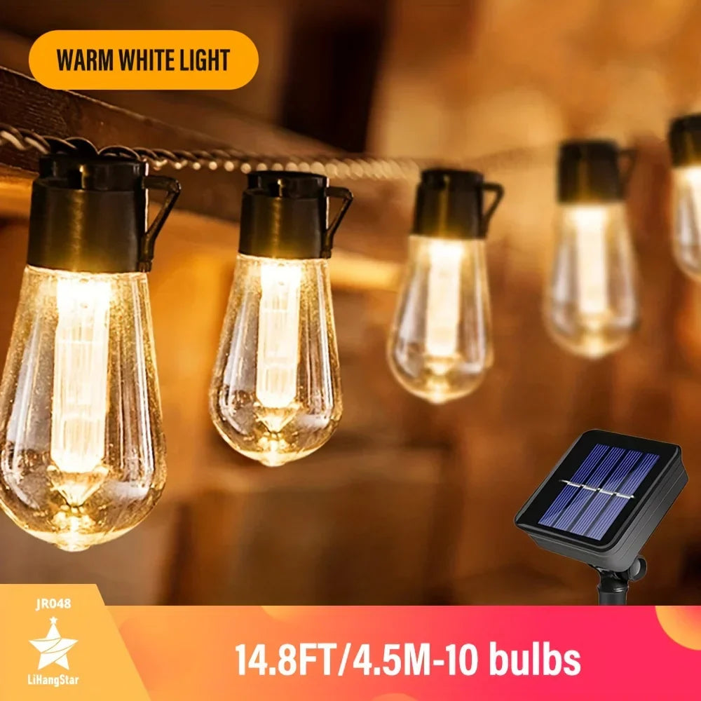 Outdoor Solar Powered String Lights Waterproof