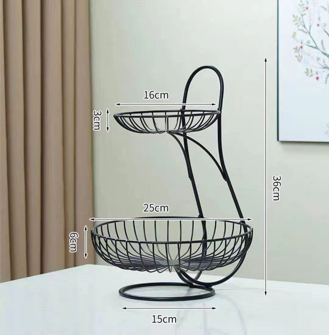 Fresh Food Storage Tiered Basket