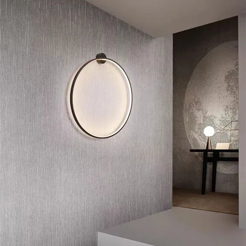 Simple Round LED Wall Light Lamp