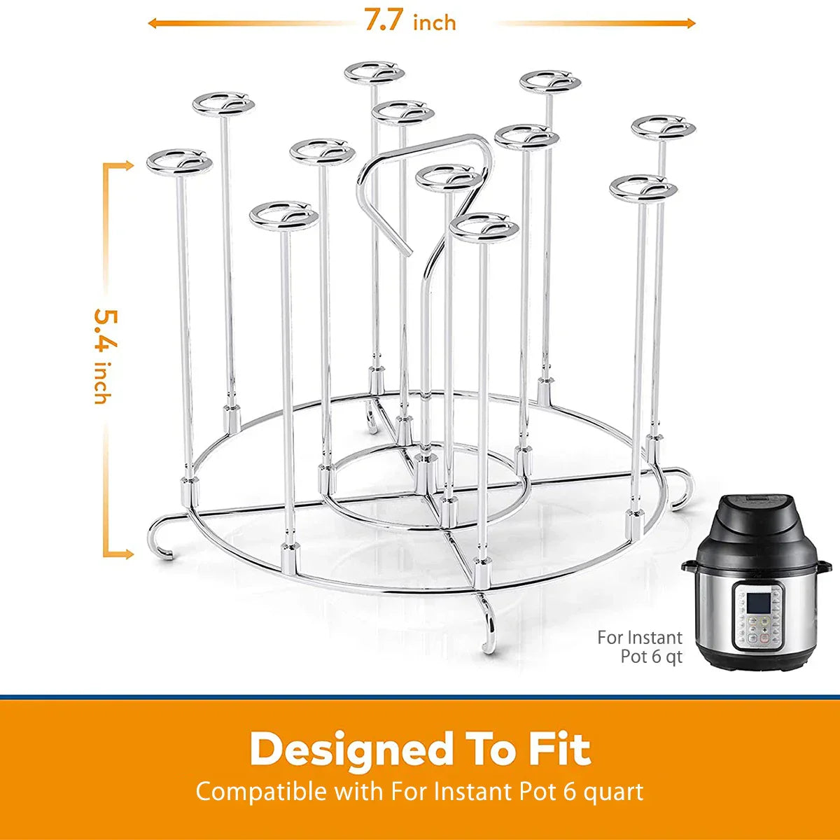 Compact Air Fryer Kebab Grill Stand