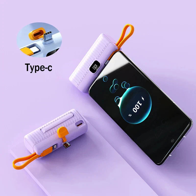 Portable Dual Screen High Capacity Power Bank Charger