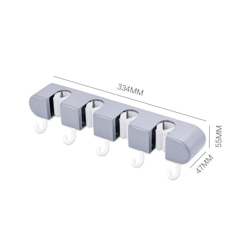 Space Saving Wall Mount Mop Holder