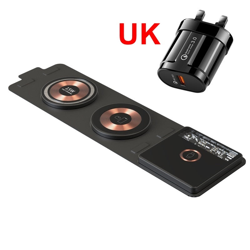 Compact Portable Wireless Charging Pad