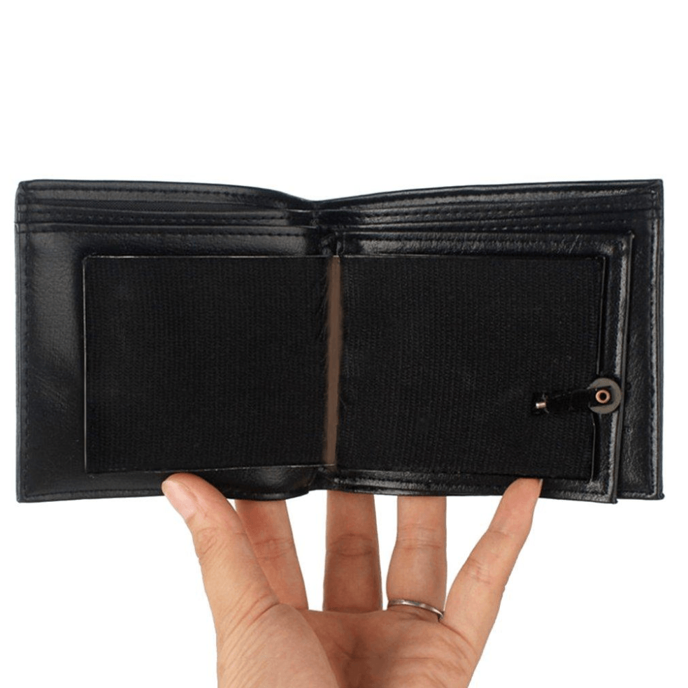 Stylish Flame Pattern Leather Wallet