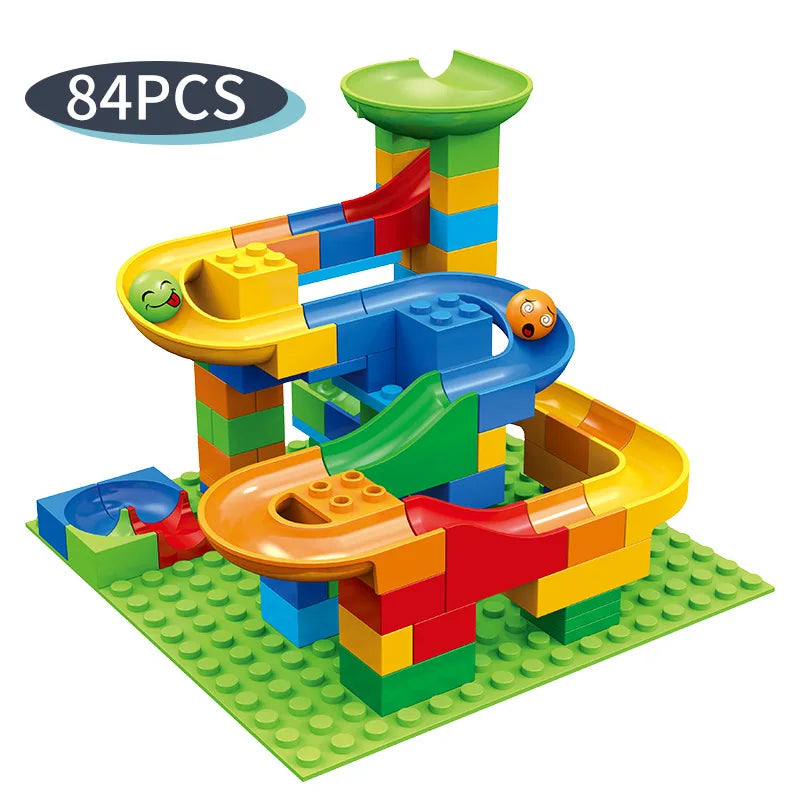 Fun Marble Run Building Blocks Set