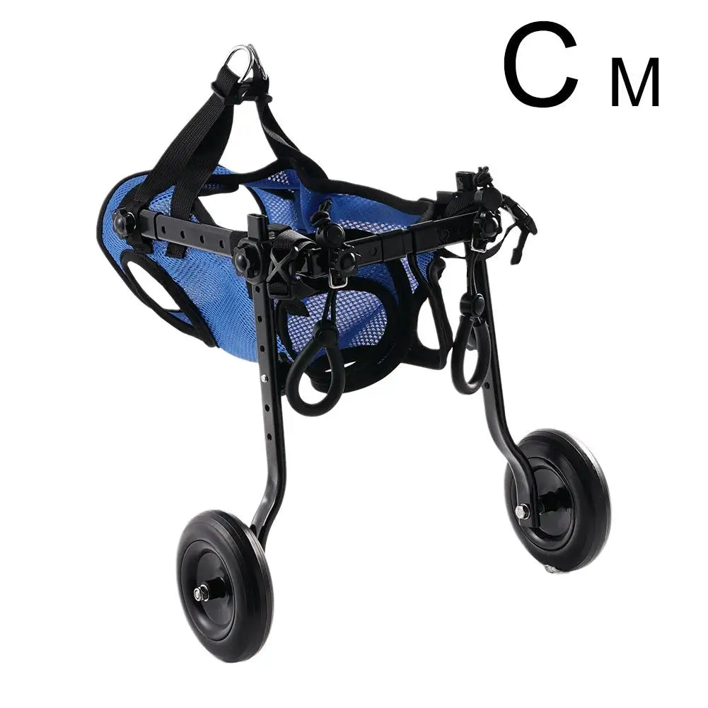 Pet Wheelchair for Small Dogs, Adjustable Rehab Cart