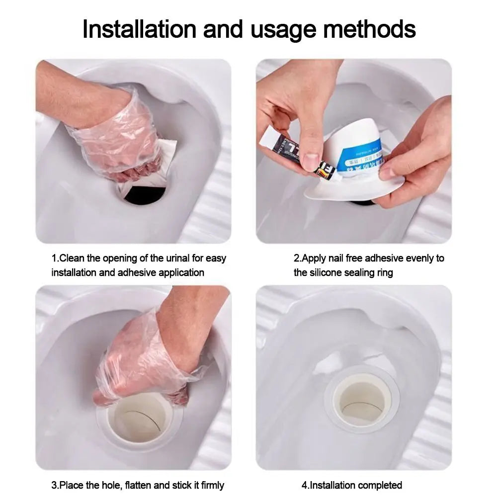 Odor Free Squat Toilet Magnetic Plug Stopper