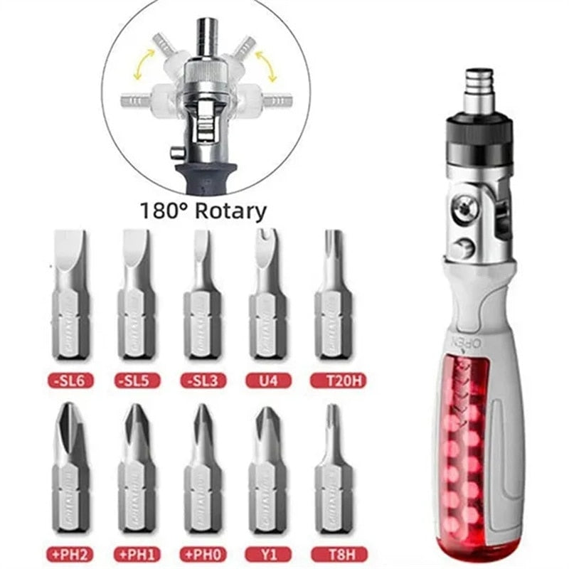 Adjustable Multi Tool Pocket Screwdriver Set