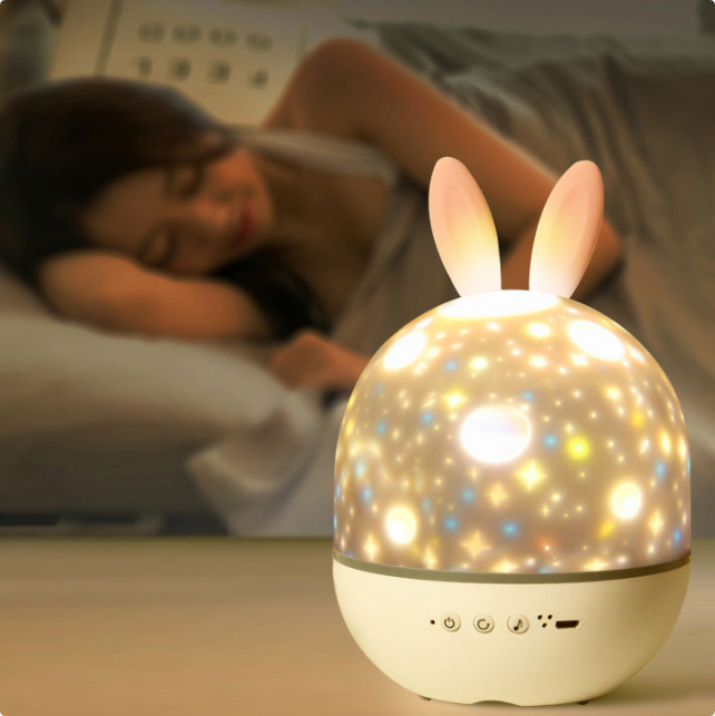 Colorful LED Night Light Projector Lamp