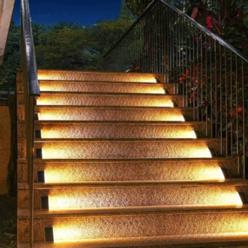 Solar Powered Outdoor Step Lights
