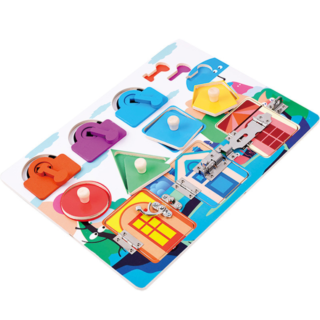 Interactive Learning Play Board with Fun Activities
