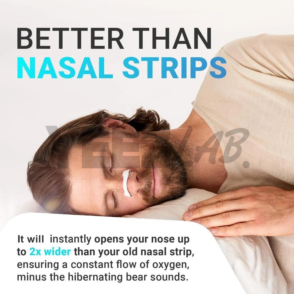 YeezLab™ Magnetic Nasal Dilator – Anti-Snoring & Breathing Relief Strips for Sleep & Sports