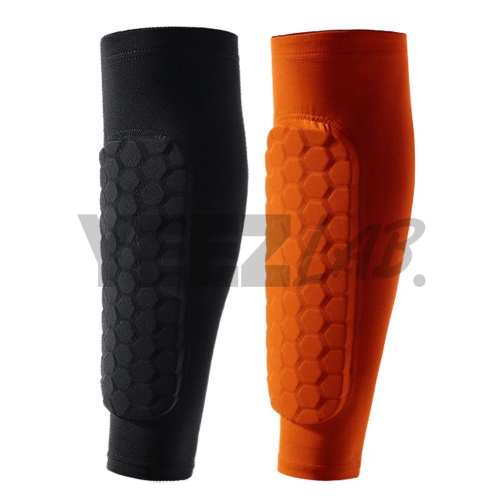 YeezLab™ Shin Guard Compression Pads– Honeycomb Protective Calf Support
