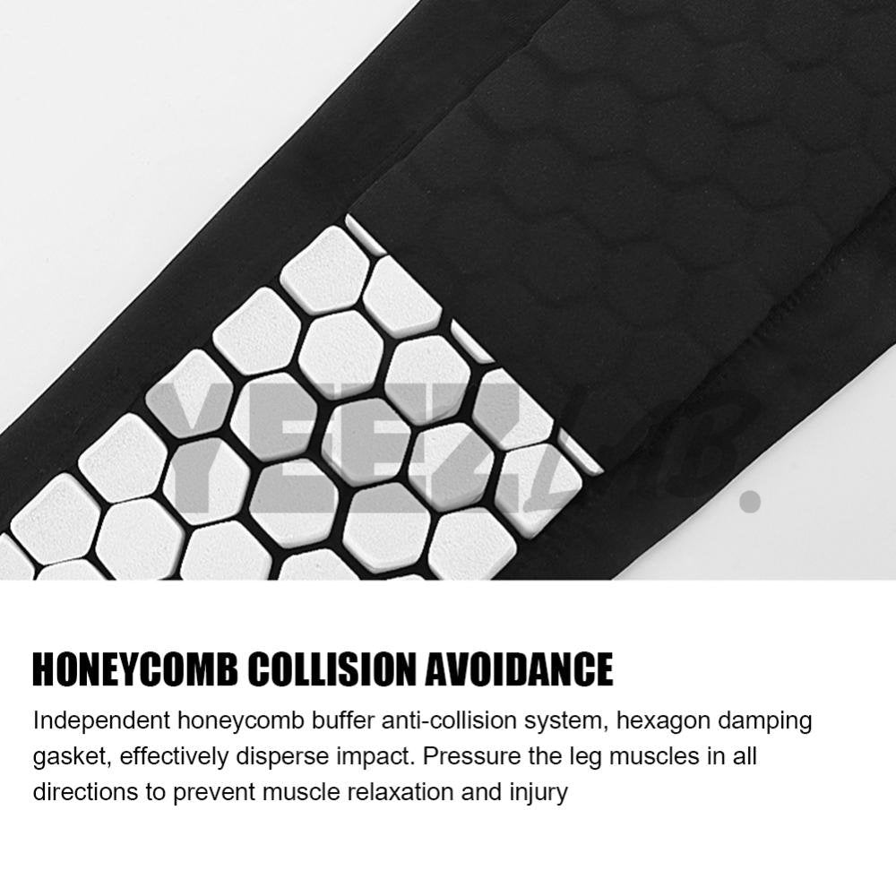 YeezLab™ Shin Guard Compression Pads– Honeycomb Protective Calf Support