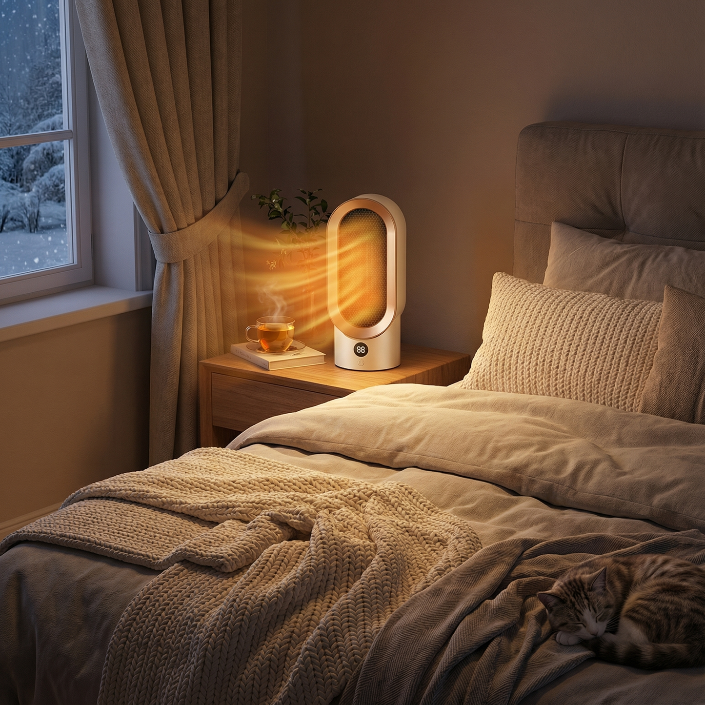 Airwave portable electric fan heater