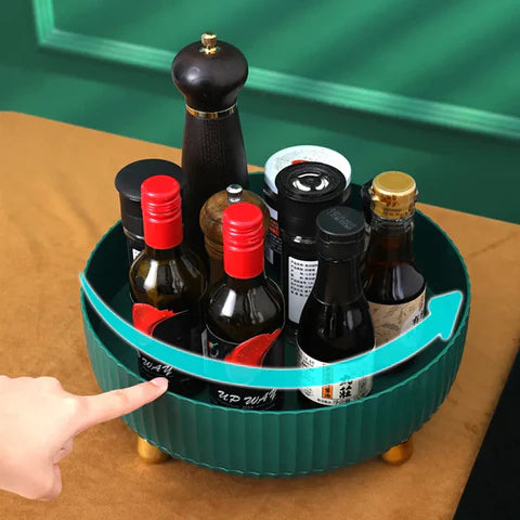 Rotating Kitchen Spice Rack Organizer