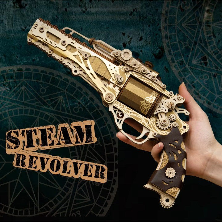 Handmade Wooden Puzzle Gun Toy Kit
