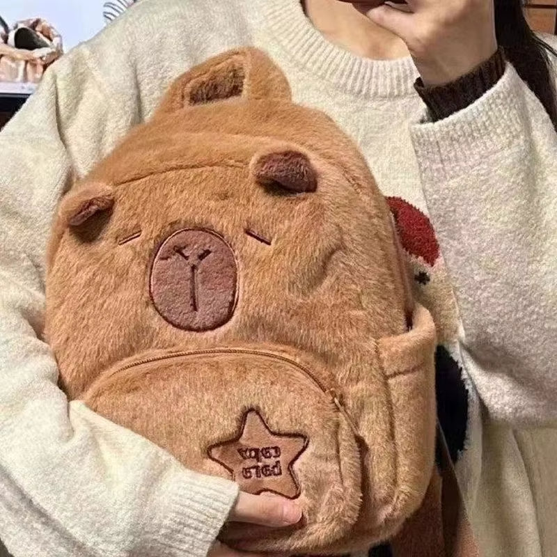 Adorable Plush Children's School Backpack