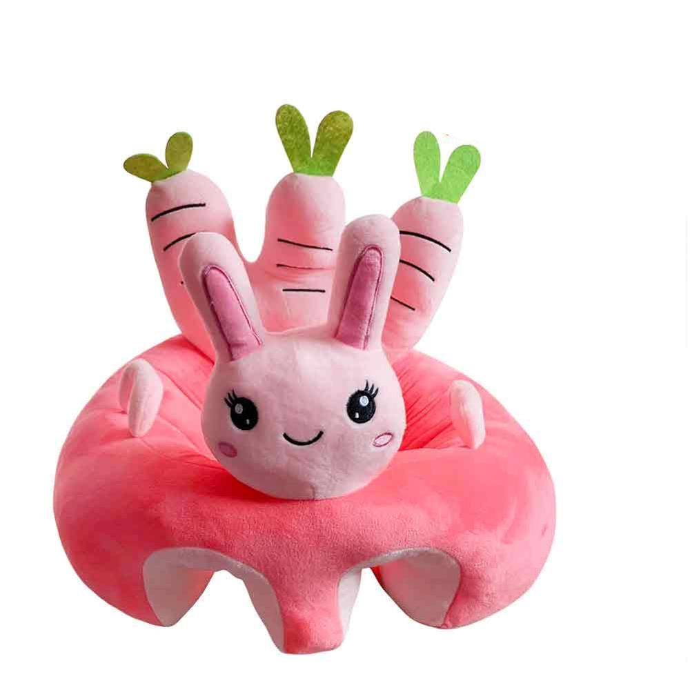 Comfortable infant support seat with soft fabric design