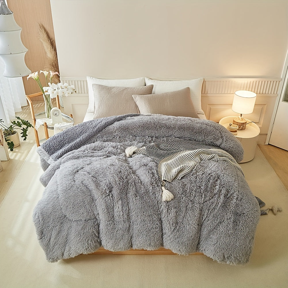 Plush Soft Sheepskin Throw Blanket