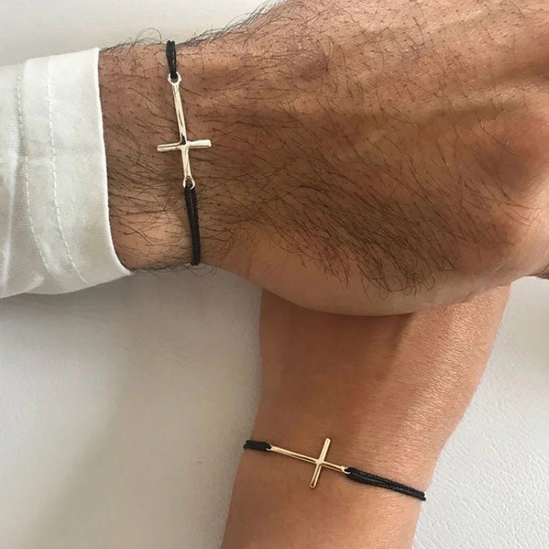 Simple Pairing Cross Bracelets