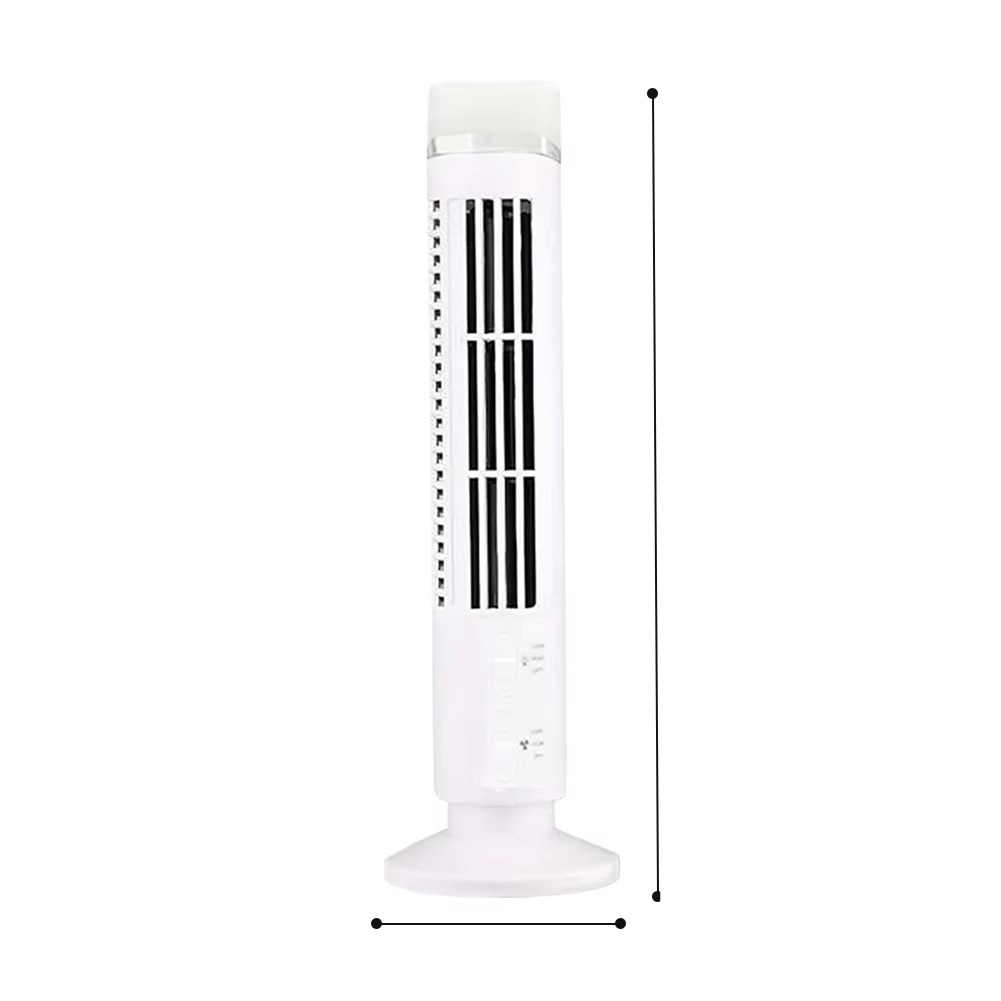 Slim Quiet Bladeless Tower Fan