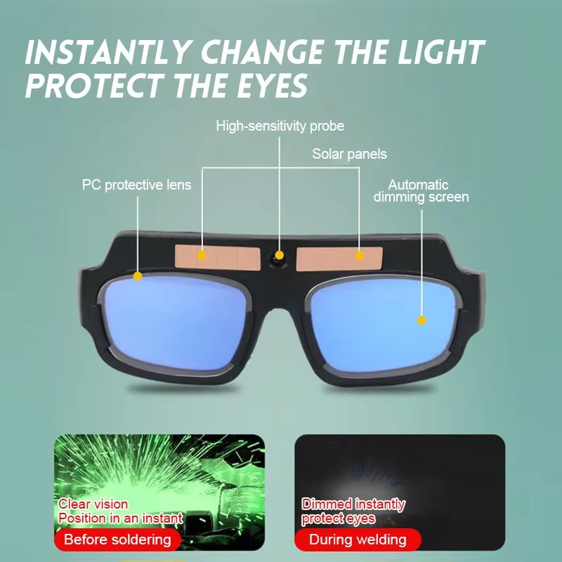 Automatic Darkening Welding Safety Goggles