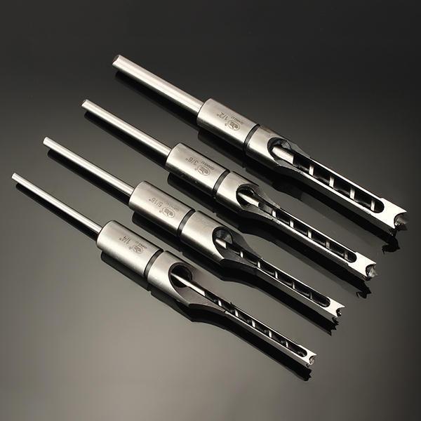 Accurate Square Mortise Drill Bit Set